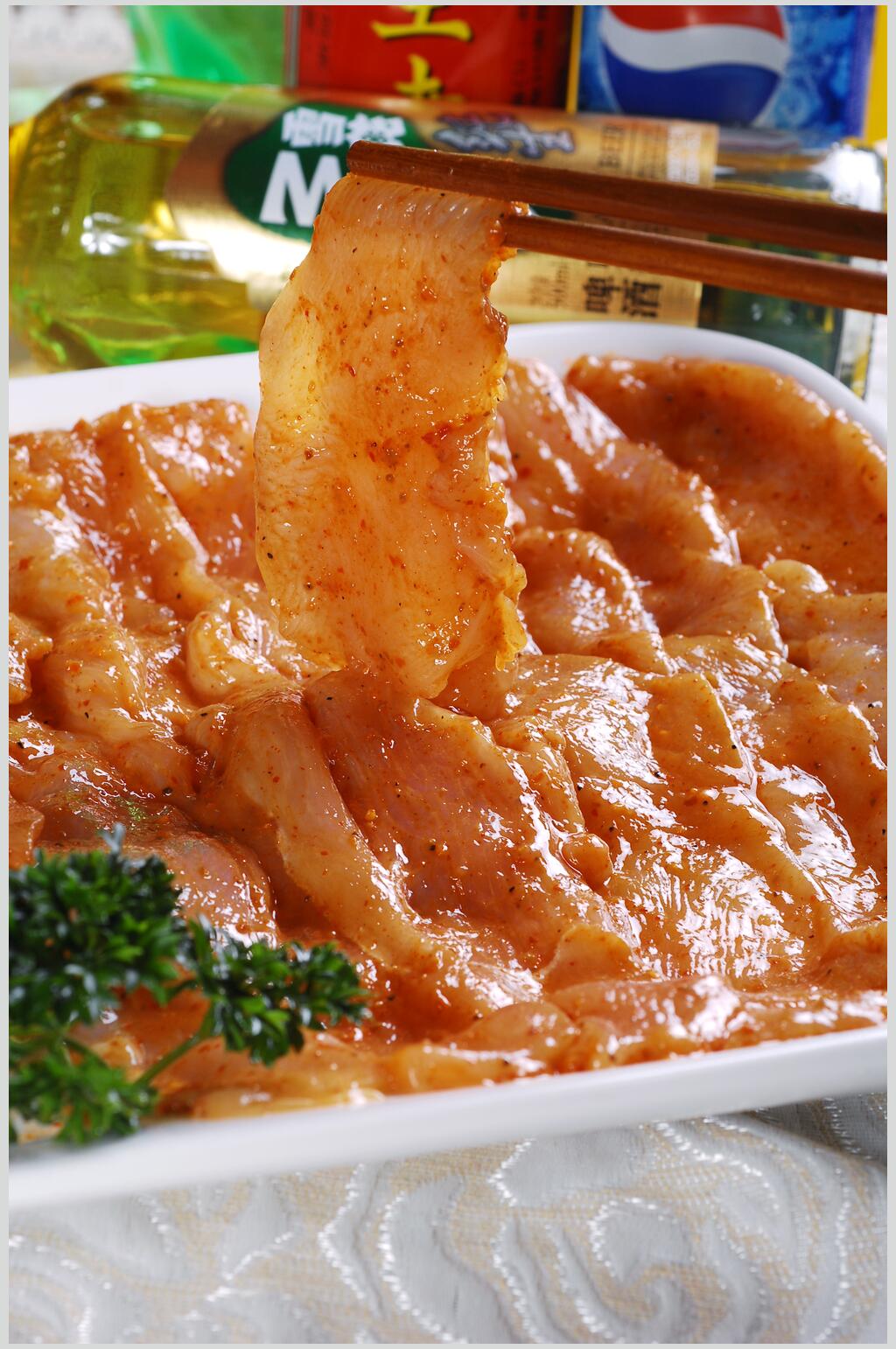 特色百战麻鸡片图片素材