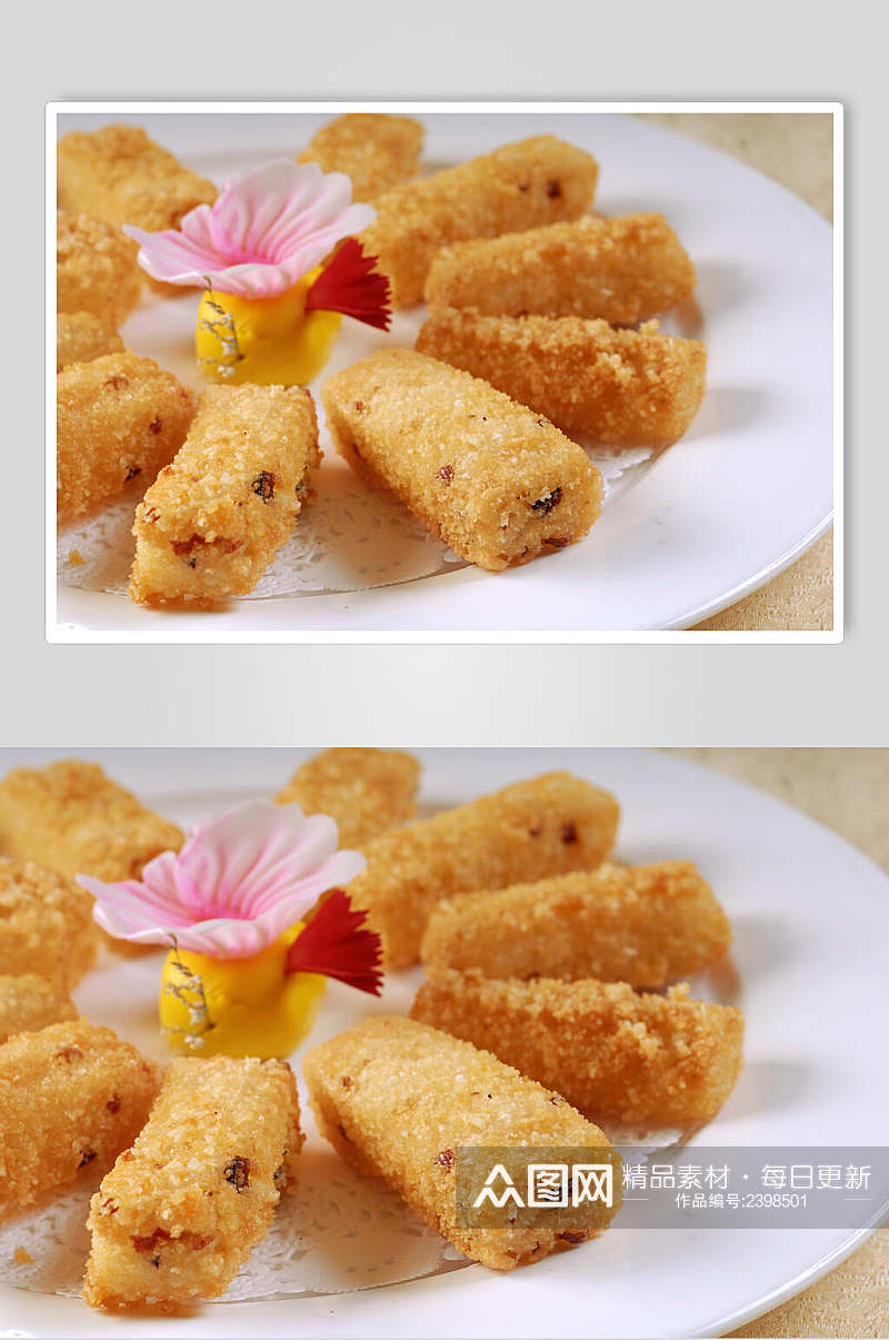 小吃香酥糯米条鲜香食品摄影图片素材