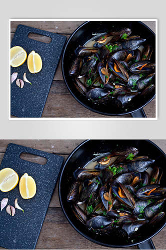 特色美味海鲜牡蛎蛤蜊生蚝图片