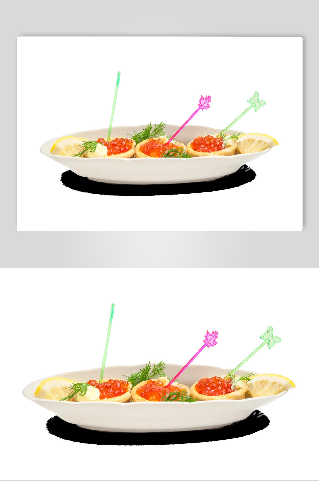 清新鱼籽美食素材素材