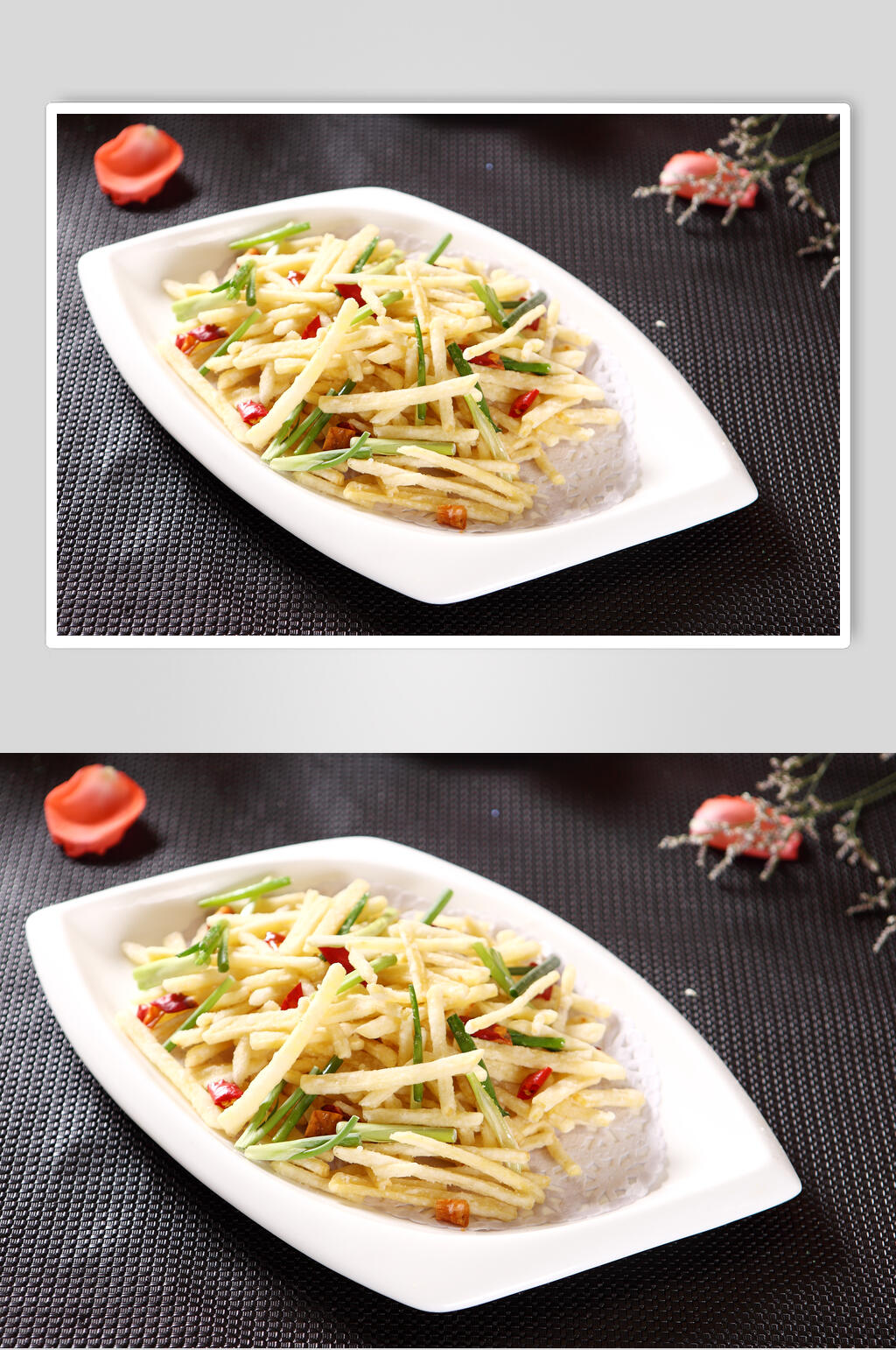特色美食酸辣土豆丝食物图片素材