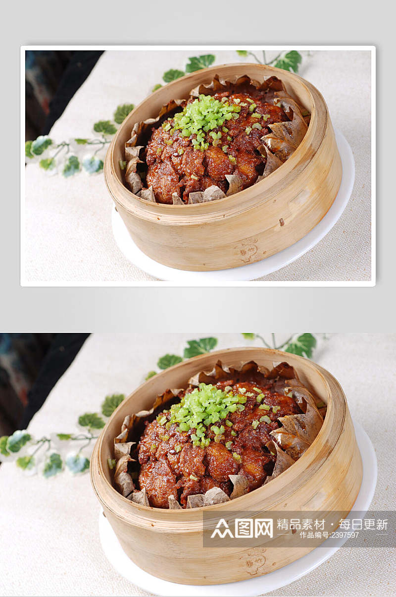 热菜原笼粉蒸食物图片素材
