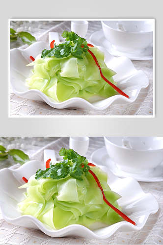 碧绿脆笋食物图片