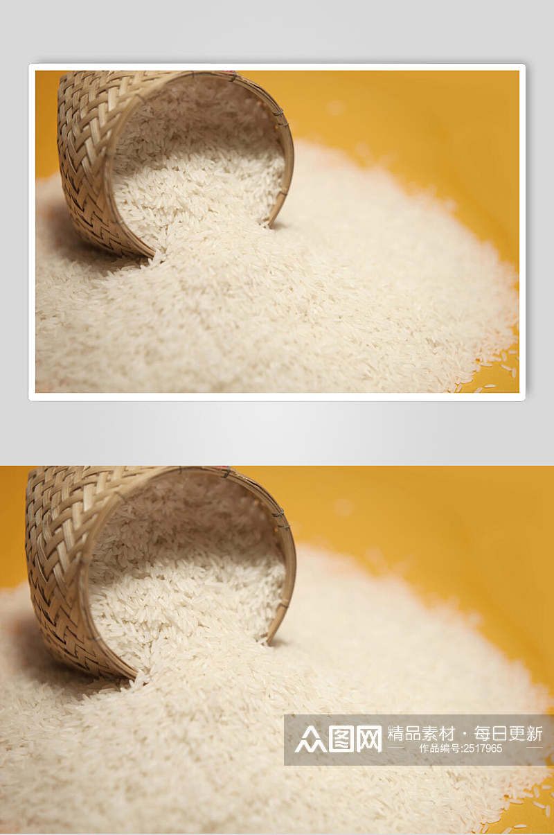 精品大米稻米图片素材