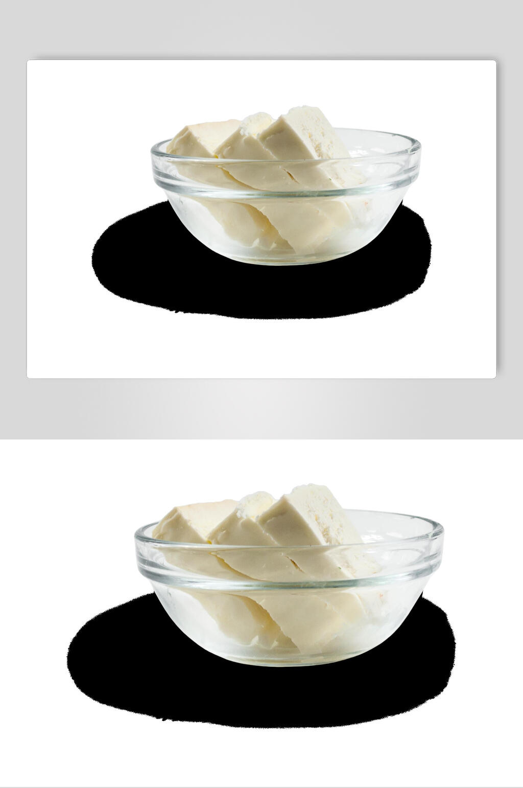 简约嫩豆腐蔬果素材素材