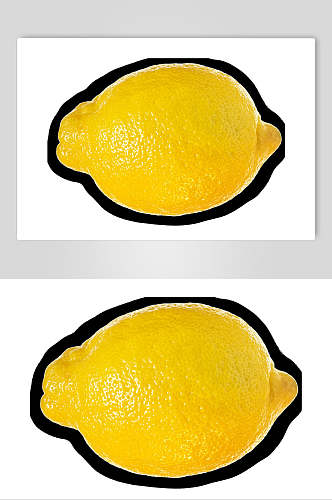 简约柠檬水果素材