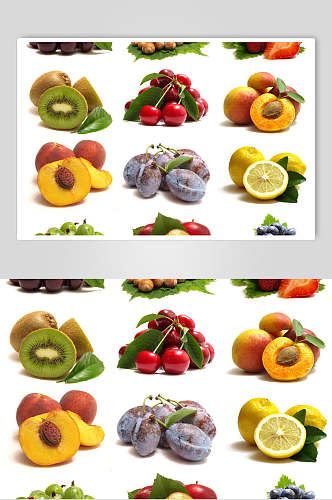 清新简洁美味水果图片