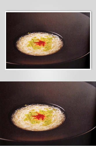 红花三丝羹食物高清图片