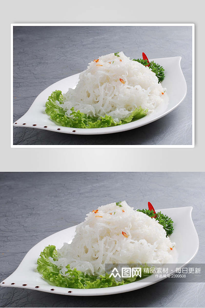 牡丹燕菜食物高清图片素材