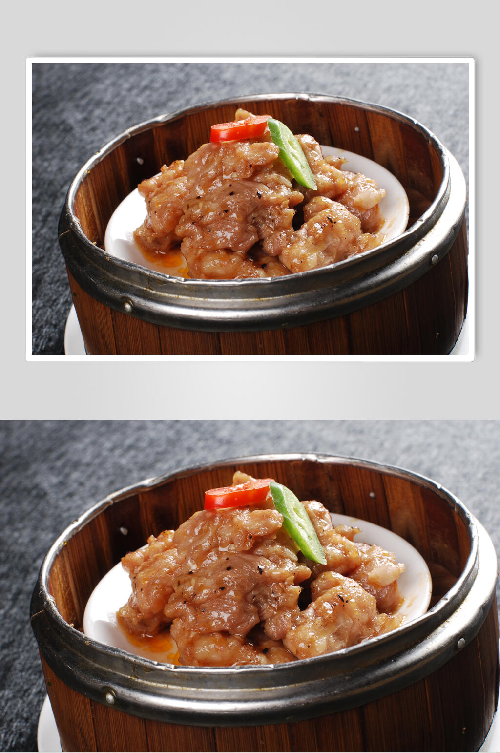 蒜香豆豉蒸排骨食物高清图片素材