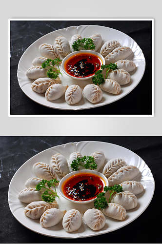 鱼自制海鲜饺食物图片