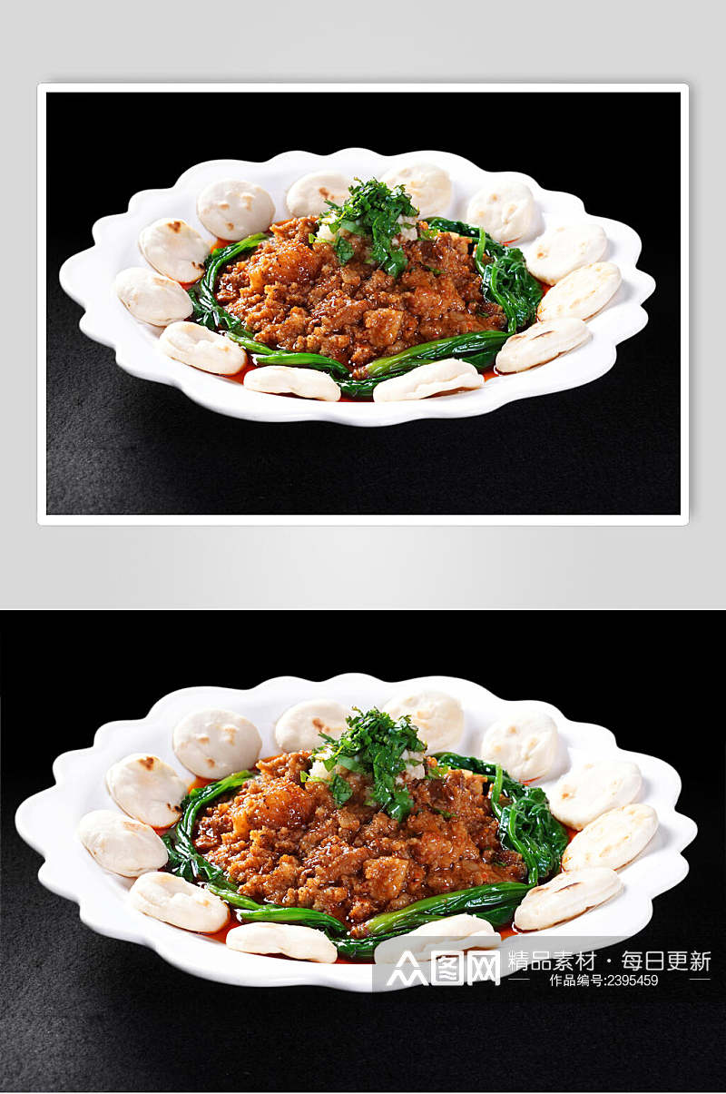 蒸菜锅魁粉蒸牛肉食品图片素材