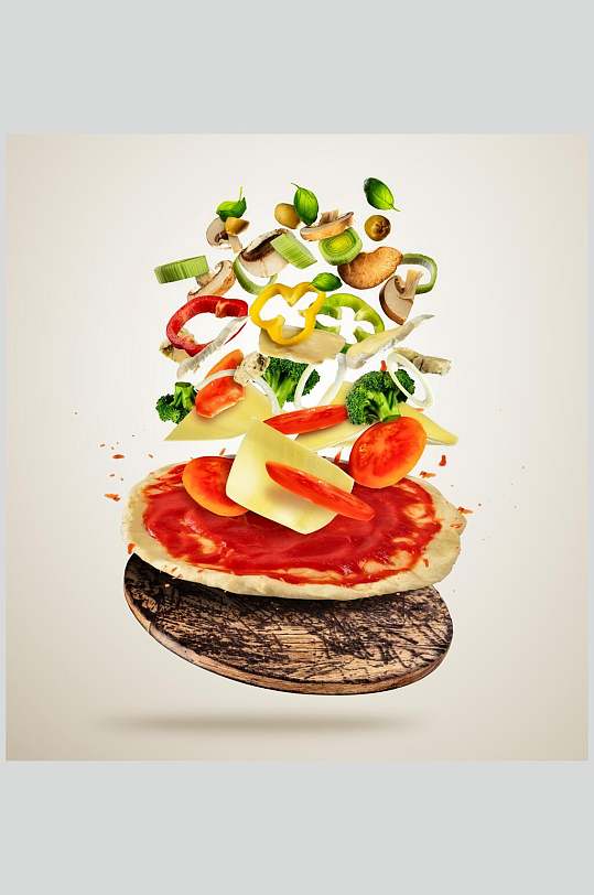 创意食物食材烹饪摄影图