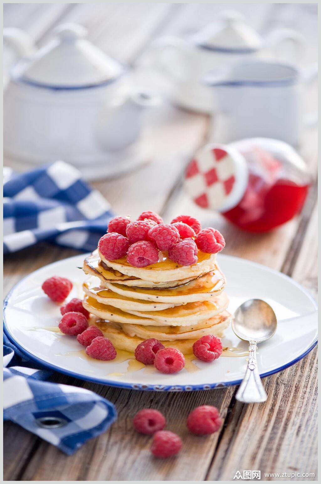 水果面包食品美食甜品摄影图