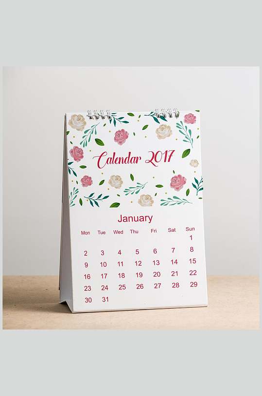 立式翻页日历样机