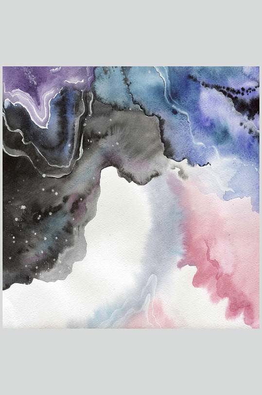 唯美大理石渐变泼墨图片