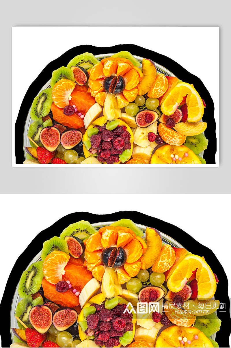 清新彩色食物水果素材素材