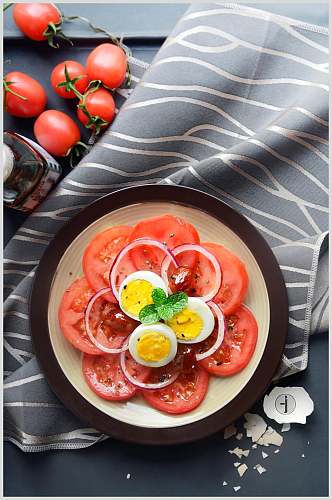西红柿美食甜品水果摄影图