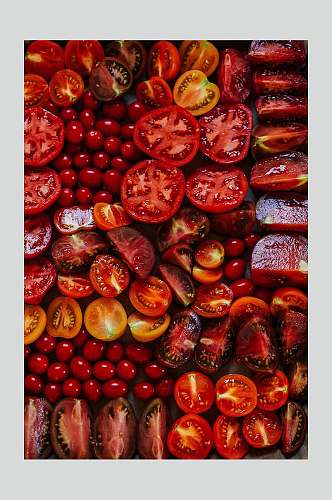 西红柿蔬菜食物美食摄影图