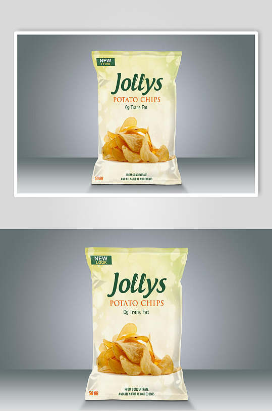 英文薯片袋装样机