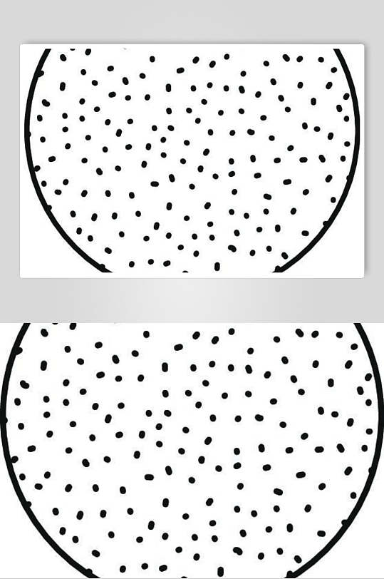 黑点圆形孟菲斯线条矢量素材