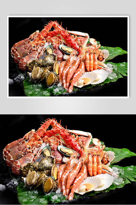 海鲜盛宴食物美食摄影图