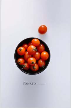 精品西红柿食物水果摄影图