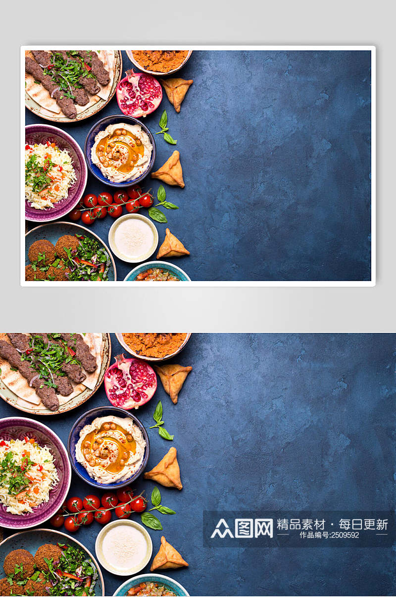 餐饮招牌菜高档西餐美食摄影图素材