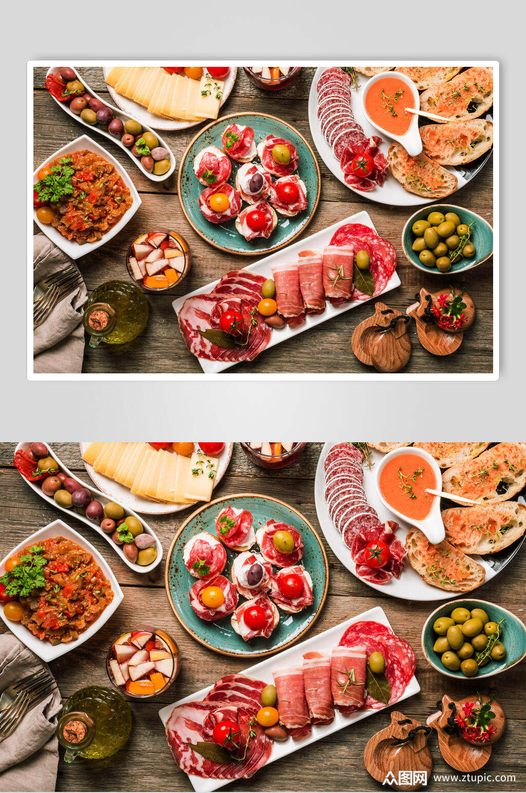 餐饮精致食物食材烹饪摄影图素材