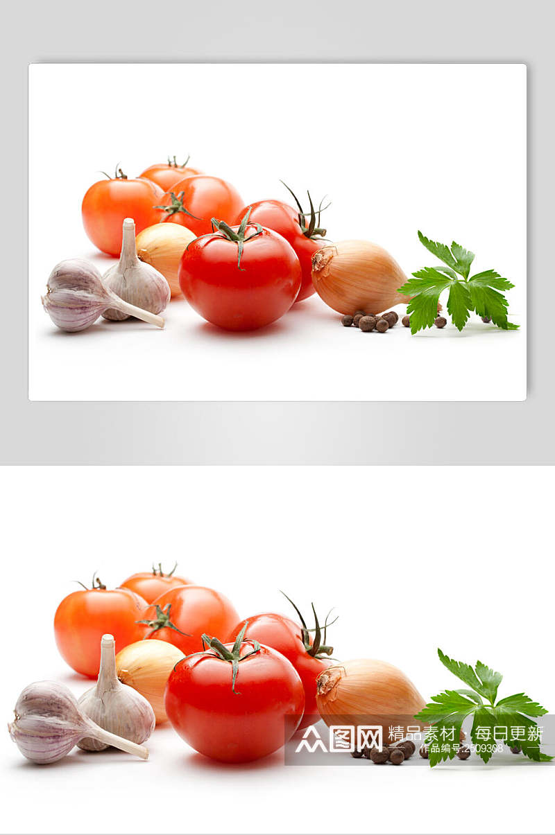 白底蔬菜食物美食摄影图素材