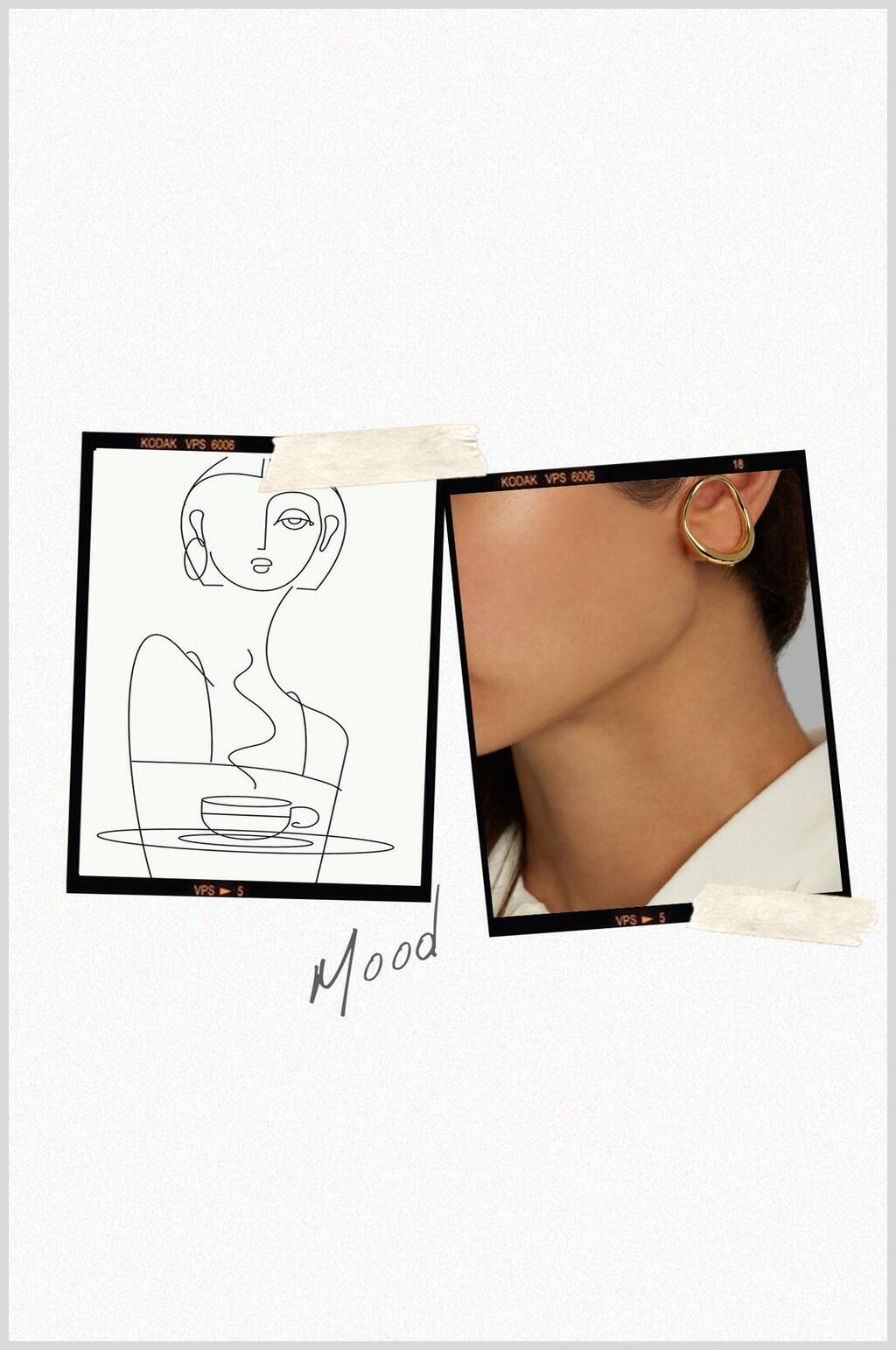 手绘时尚INS风艺术抽象背景素材素材