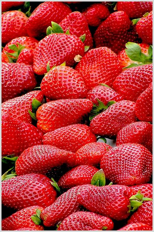 精选草莓食物美食摄影图