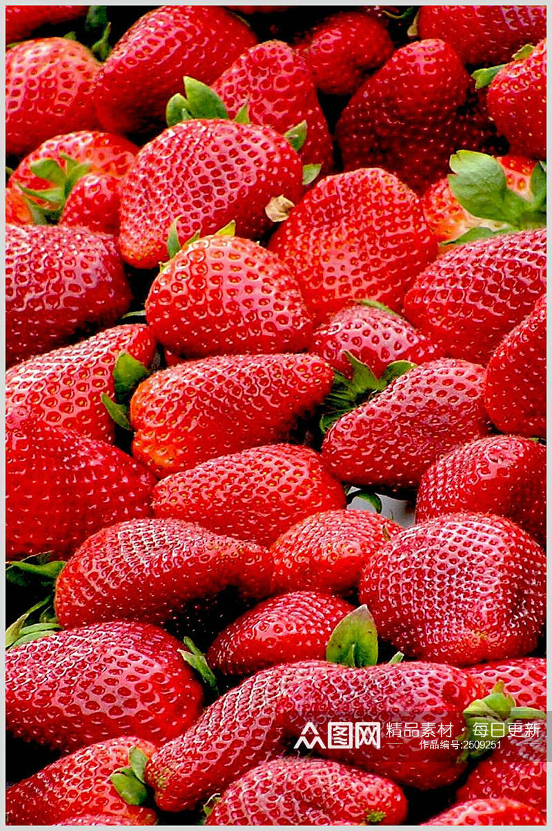 精选草莓食物美食摄影图素材