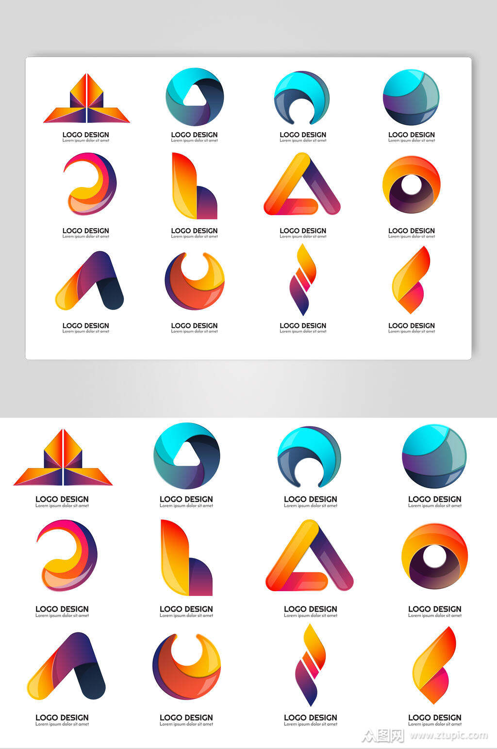 标签现代化创意logo素材素材