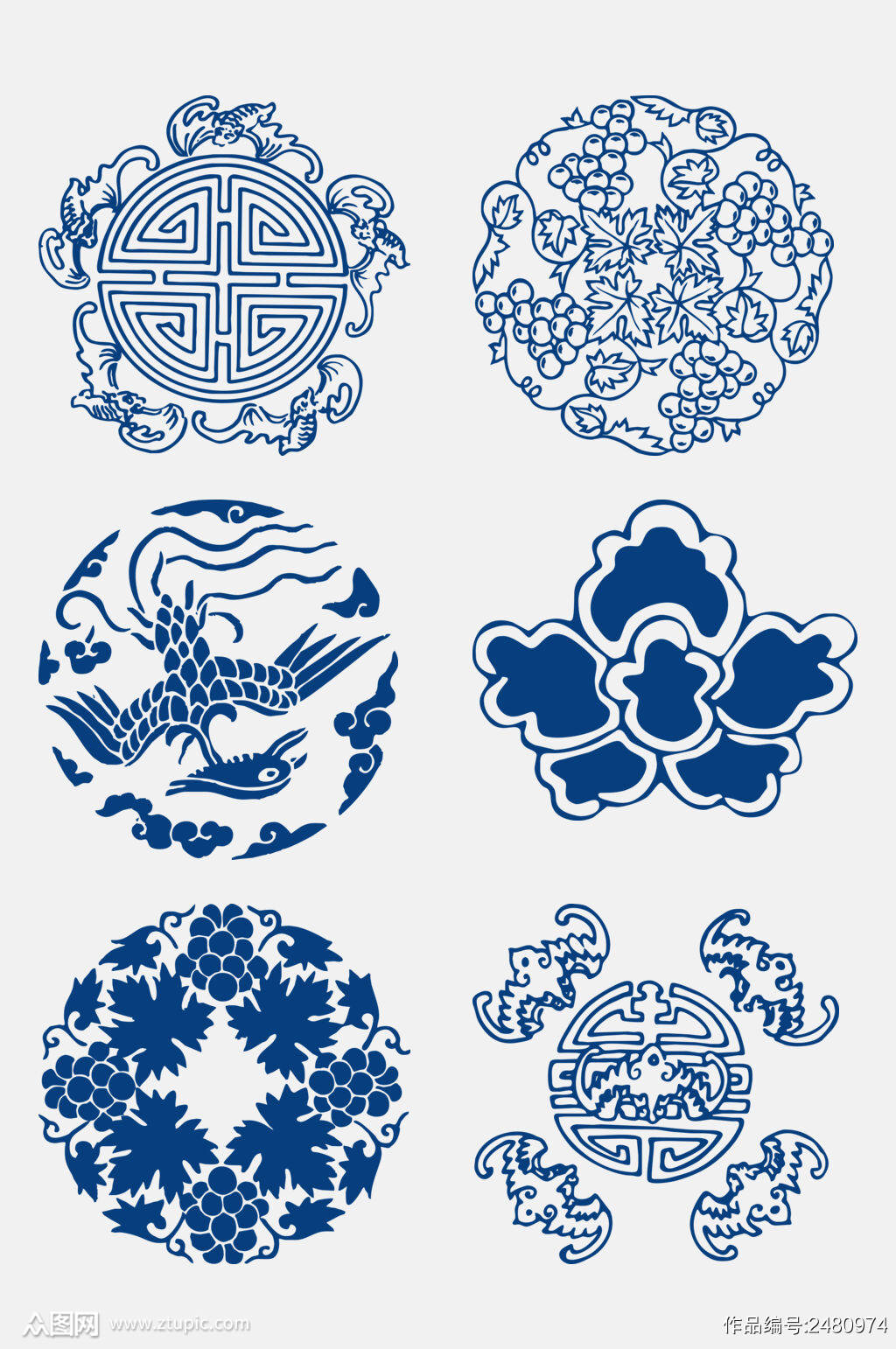 中式青花瓷图案花纹中国风免抠元素模板下载 编号 众图网 中式青花瓷图案花纹中国风免抠元素模板下载 编号 众图网