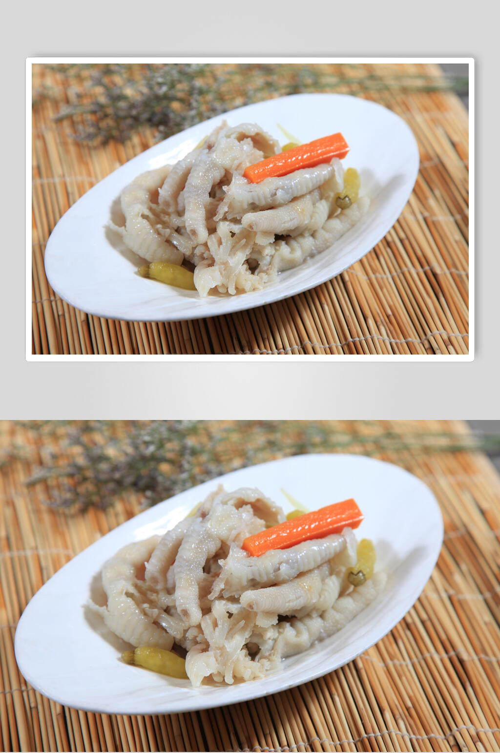 秘制美味泡椒凤爪食品图片素材