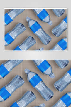 蓝色矿泉水瓶装水样机