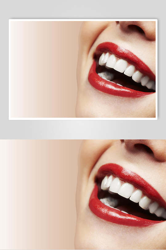 美白健齿关爱口腔健康牙齿图片