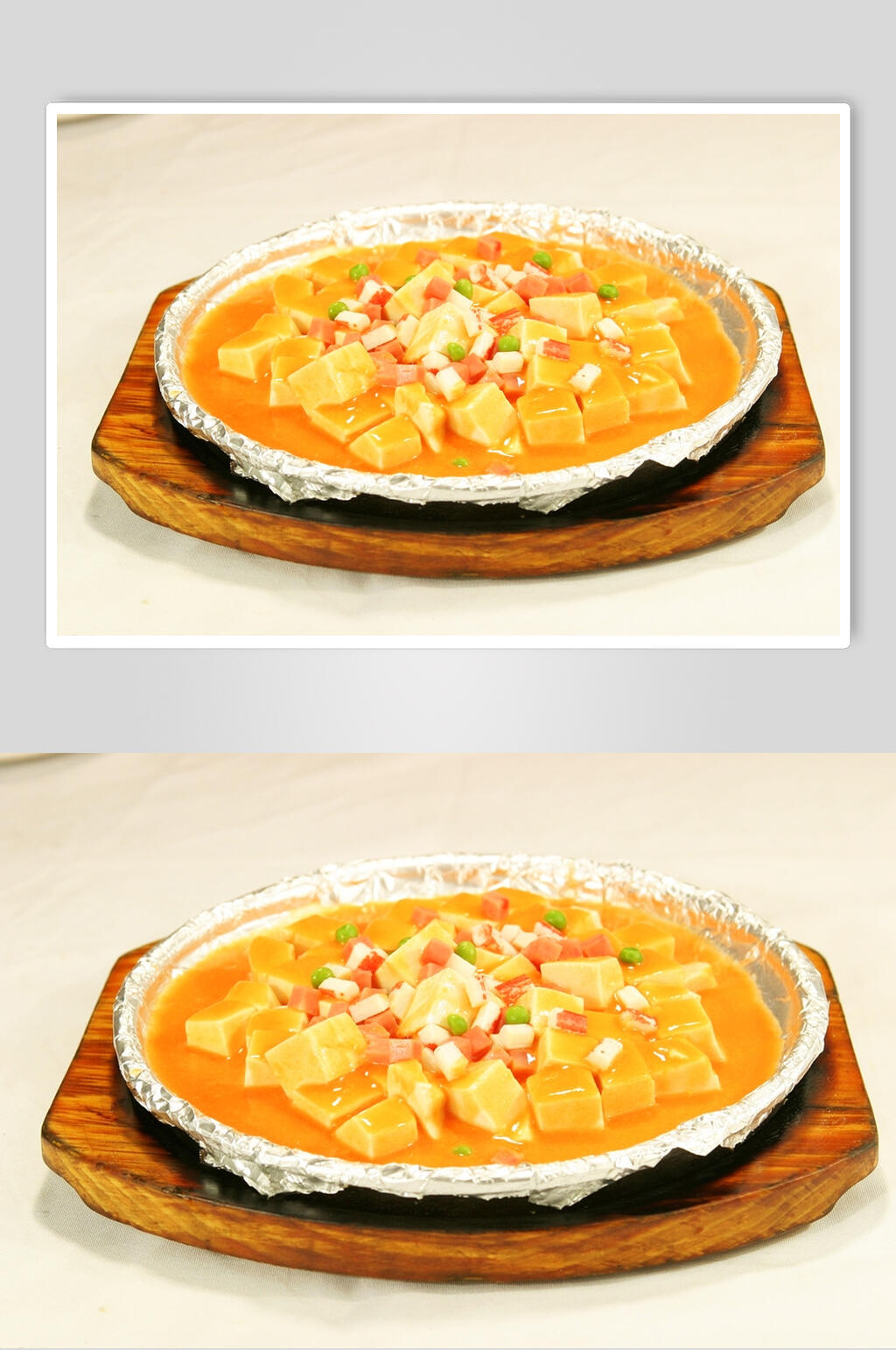 鲜香美味铁板豆腐图片素材