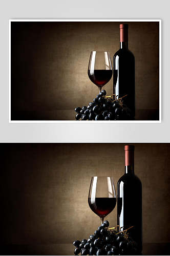 高端品质干红葡萄酒图片