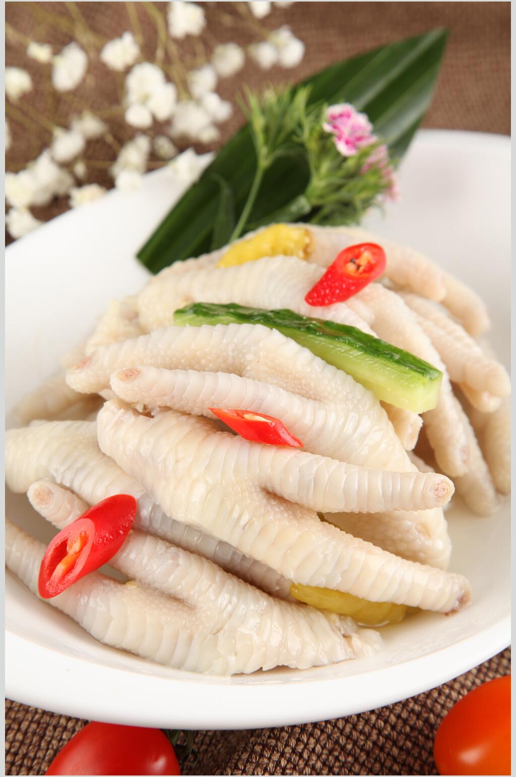 新鲜秘制美食泡椒凤爪食品图片素材