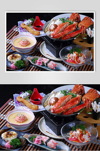 新鲜美味蟹料理图片