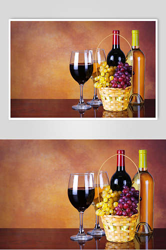 高端时尚干红葡萄酒图片