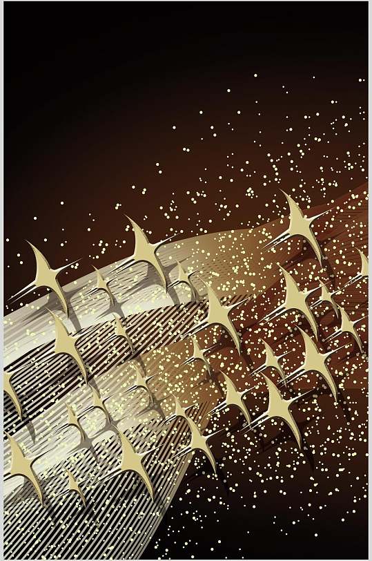 黑金森林自然背景元素-众图网