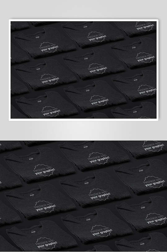 简约t恤logo展示贴图样机黑色t恤衣服模板素材立即下载立即下载黑色t