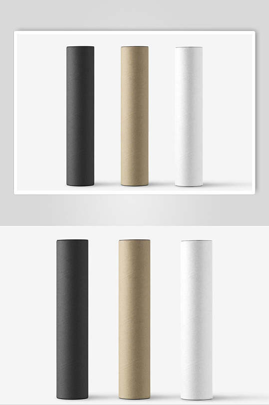 黑黄白直筒样机