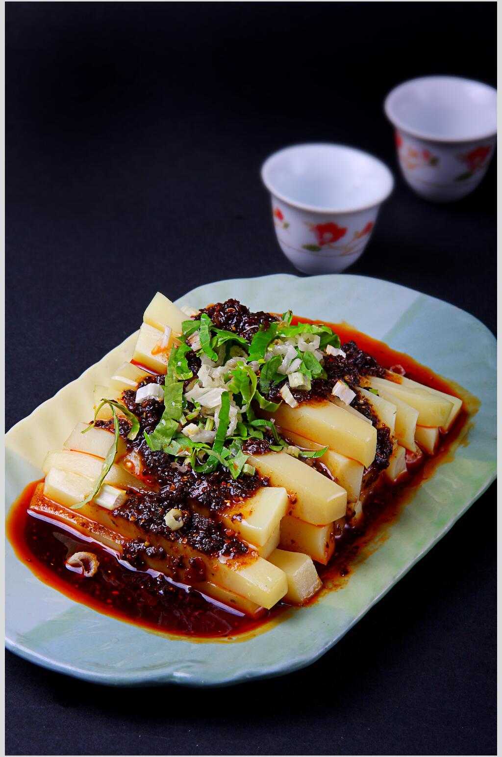 秘制香浓美味川北凉粉美食图片素材