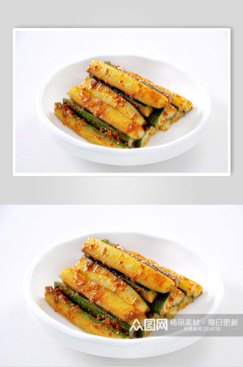 黄瓜条泡菜美食摄影图片素材