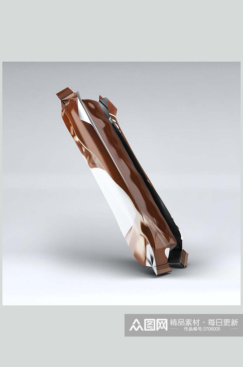 精美巧克力口香糖包装样机素材