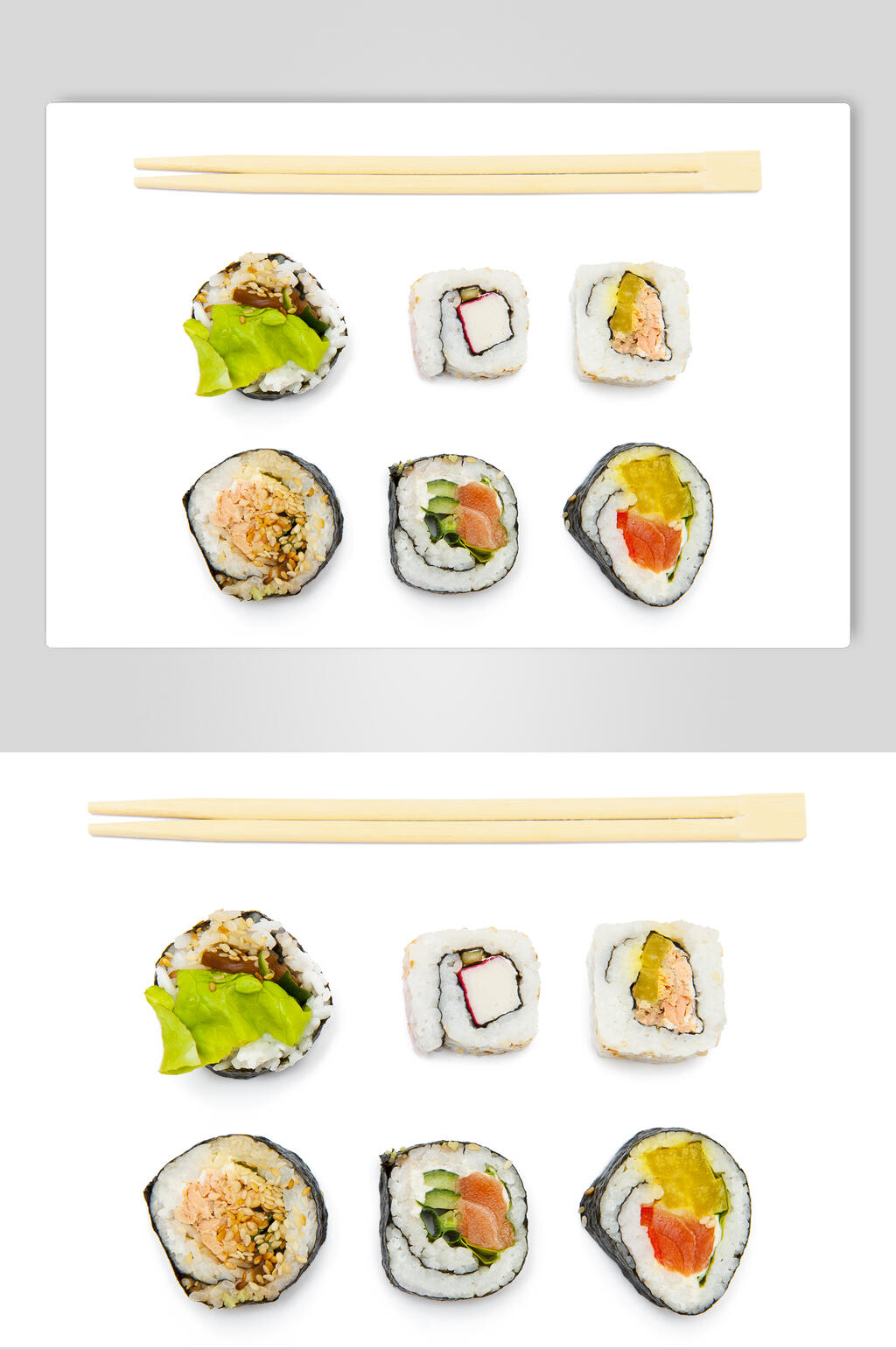 清新寿司日韩料理美食图片素材
